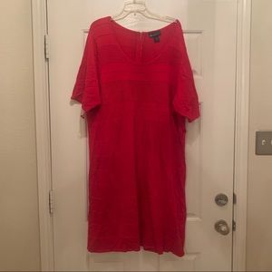 Lane Bryant Red Fit and Flare Dress